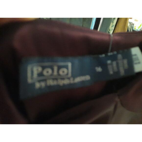 Ralph Lauren 16 Double-Faced Purple Satin Sleeveless Gown NWT msrp $598 READ - Picture 8 of 16